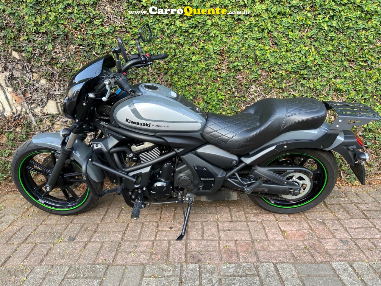 KAWASAKI   VULCAN 650   CINZA 2018 650 GASOLINA - Loja