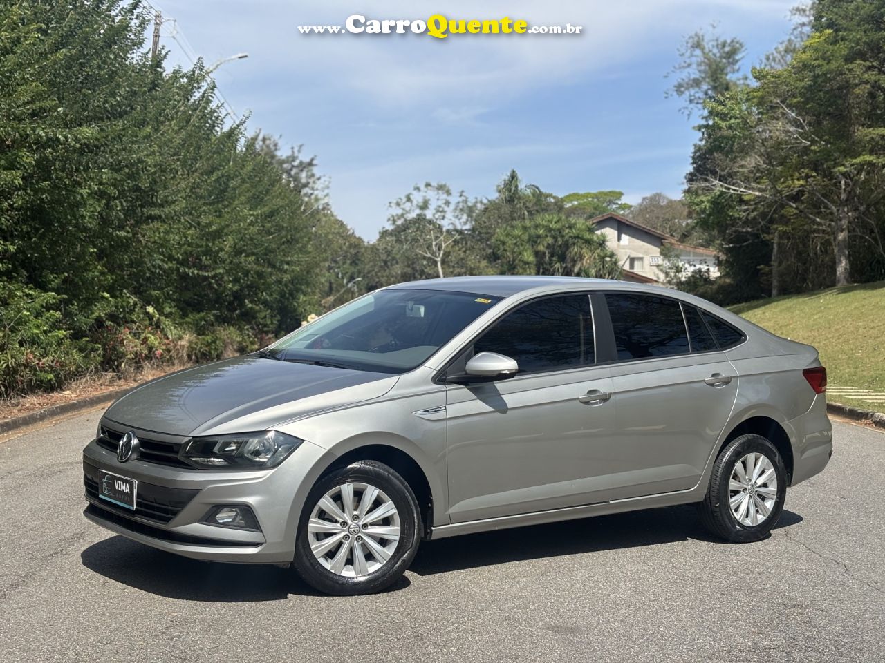VOLKSWAGEN   VIRTUS COMFORT. 200 TSI 1.0 FLEX 12V AUT   PRATA 2021 1.0 FLEX - Loja