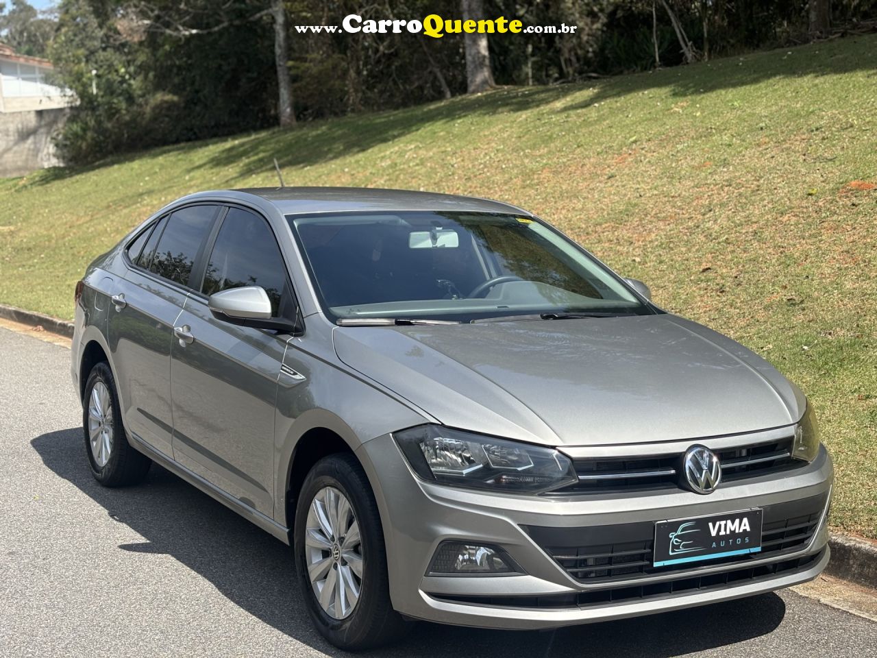 VOLKSWAGEN   VIRTUS COMFORT. 200 TSI 1.0 FLEX 12V AUT   PRATA 2021 1.0 FLEX - Loja