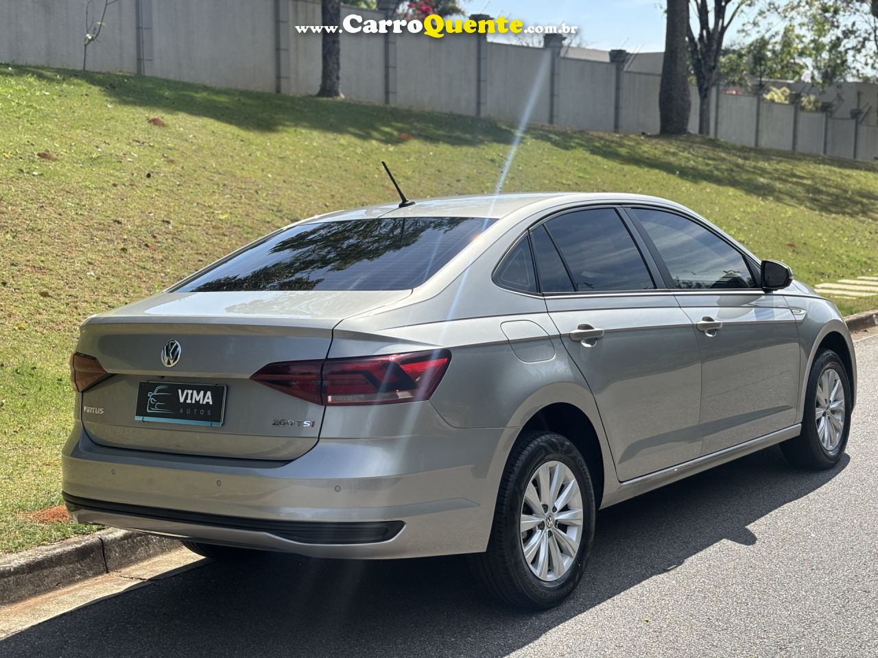 VOLKSWAGEN   VIRTUS COMFORT. 200 TSI 1.0 FLEX 12V AUT   PRATA 2021 1.0 FLEX - Loja