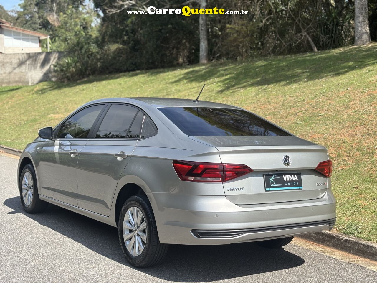 VOLKSWAGEN   VIRTUS COMFORT. 200 TSI 1.0 FLEX 12V AUT   PRATA 2021 1.0 FLEX - Loja
