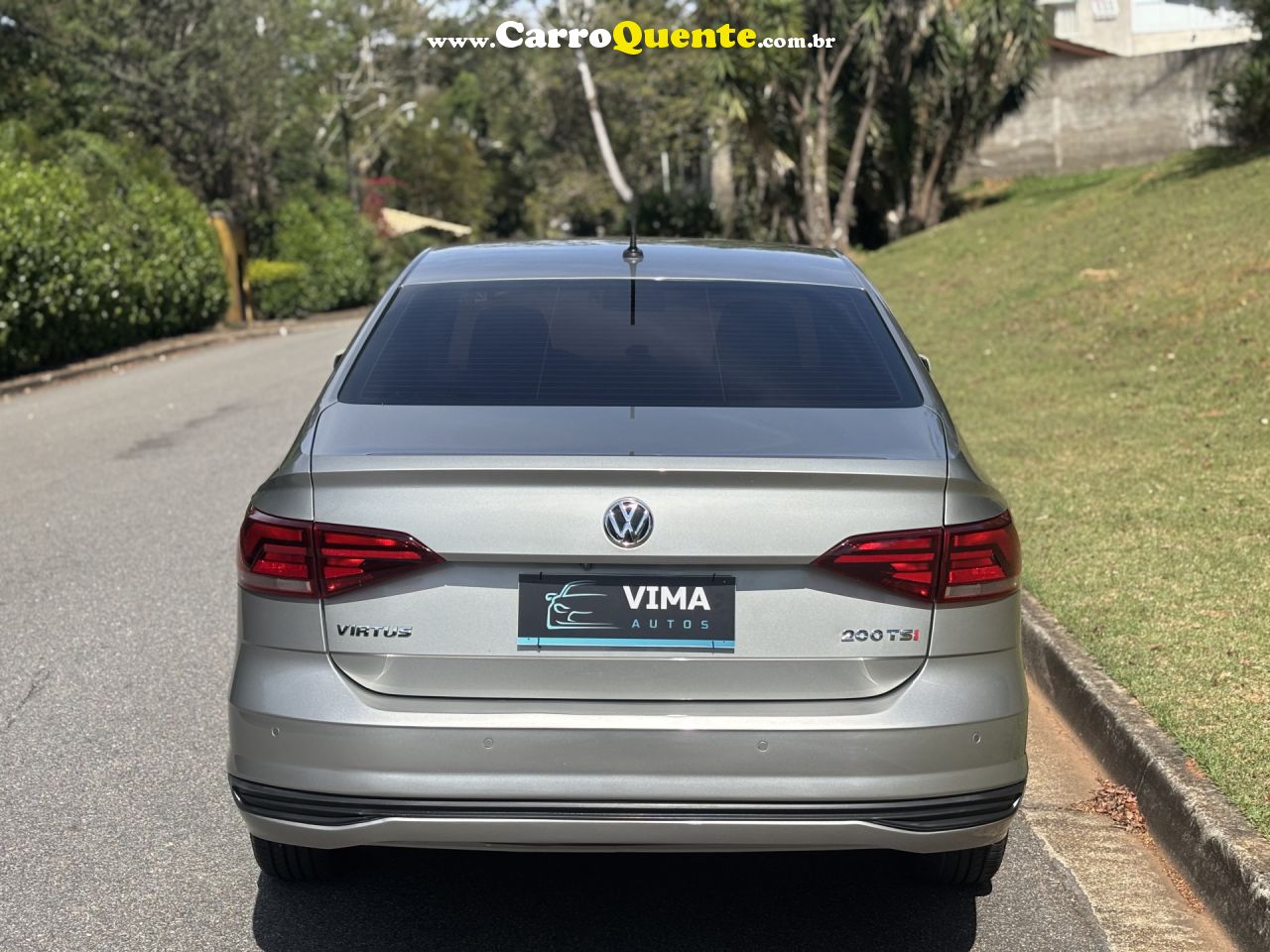 VOLKSWAGEN   VIRTUS COMFORT. 200 TSI 1.0 FLEX 12V AUT   PRATA 2021 1.0 FLEX - Loja