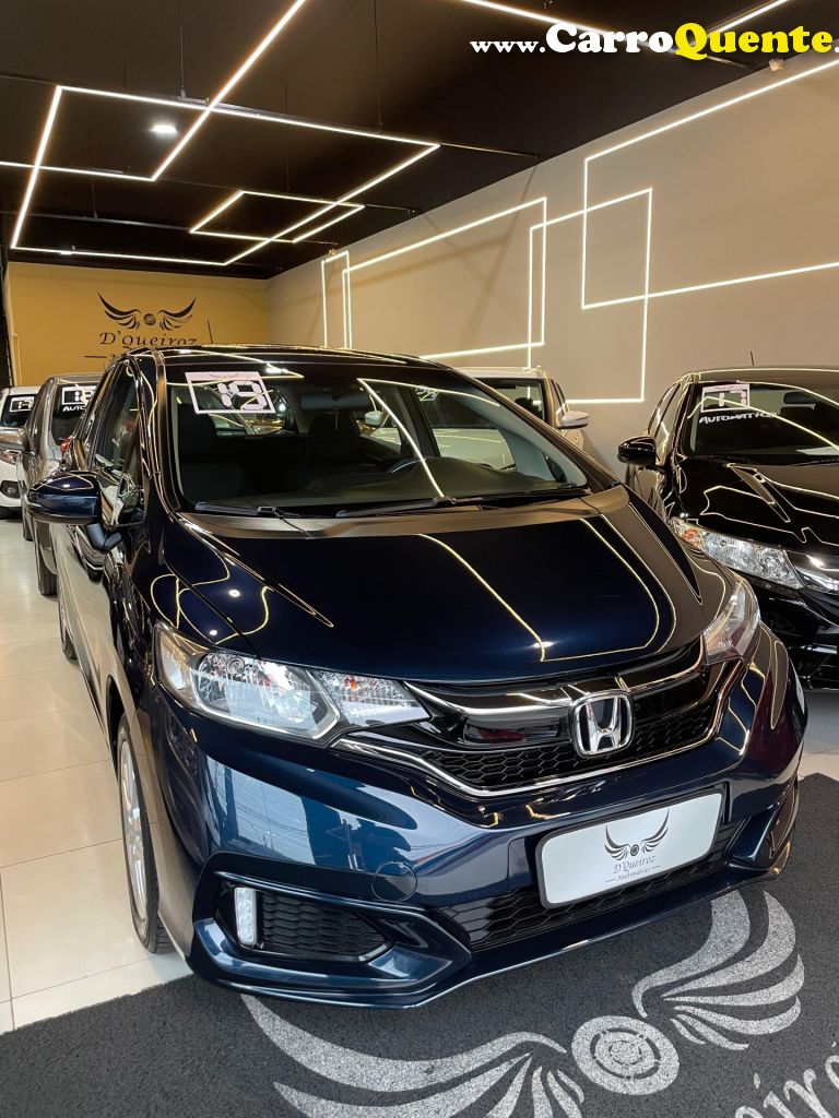 HONDA   FIT PERSONAL 1.5 FLEXONE 16V 5P AUT.   AZUL 2019 1.5 FLEX - Loja