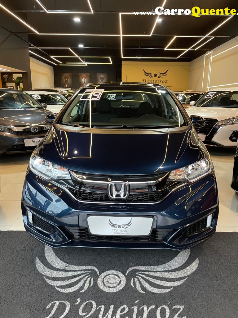 HONDA   FIT PERSONAL 1.5 FLEXONE 16V 5P AUT.   AZUL 2019 1.5 FLEX - Loja