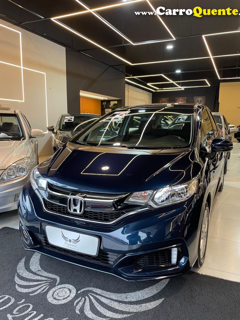 HONDA   FIT PERSONAL 1.5 FLEXONE 16V 5P AUT.   AZUL 2019 1.5 FLEX - Loja