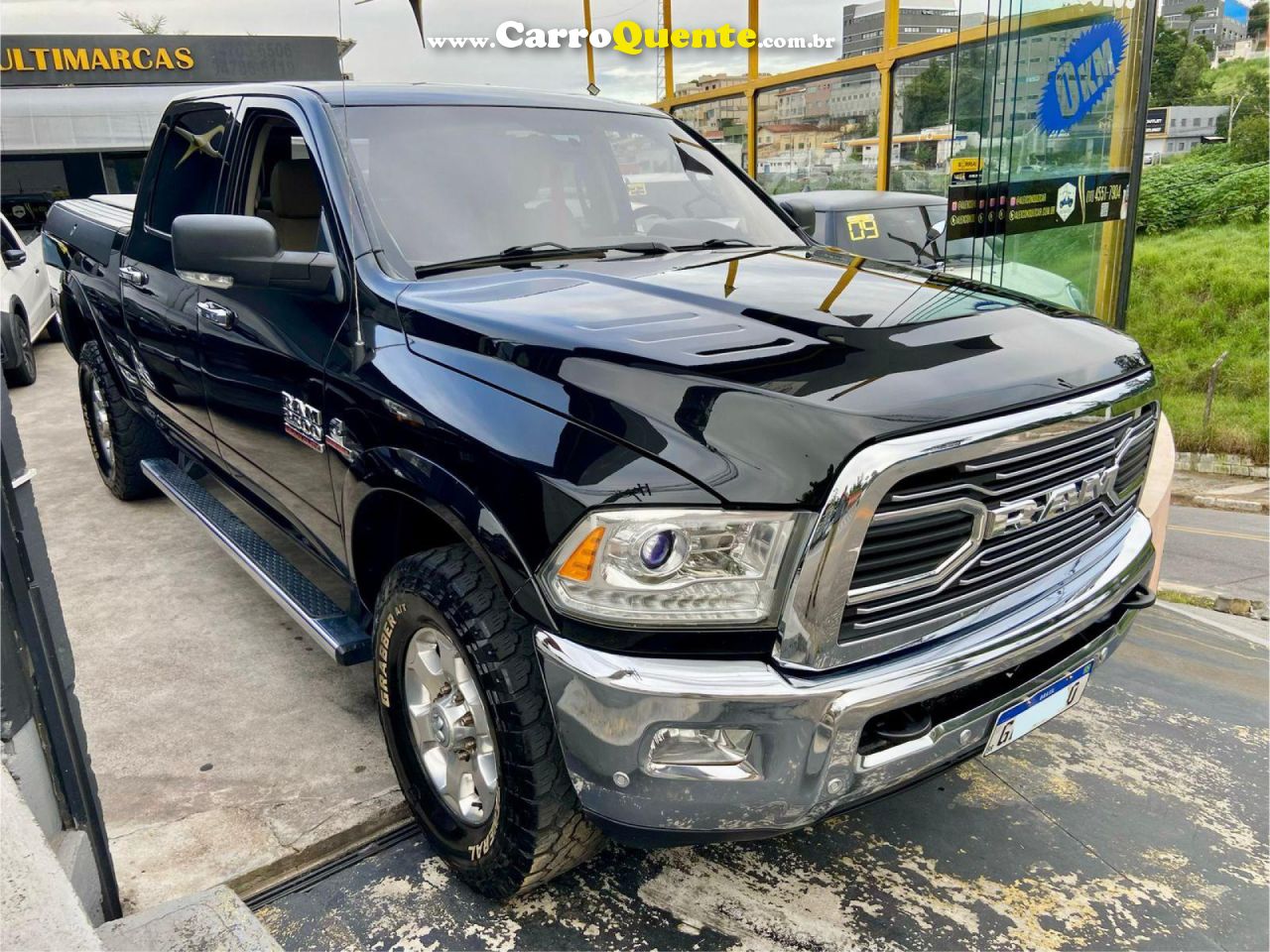 RAM   2500 LARAMIE  6.7 TDI  CD 4X4 DIESEL   PRETO 2016 6.7 DIESEL - Loja