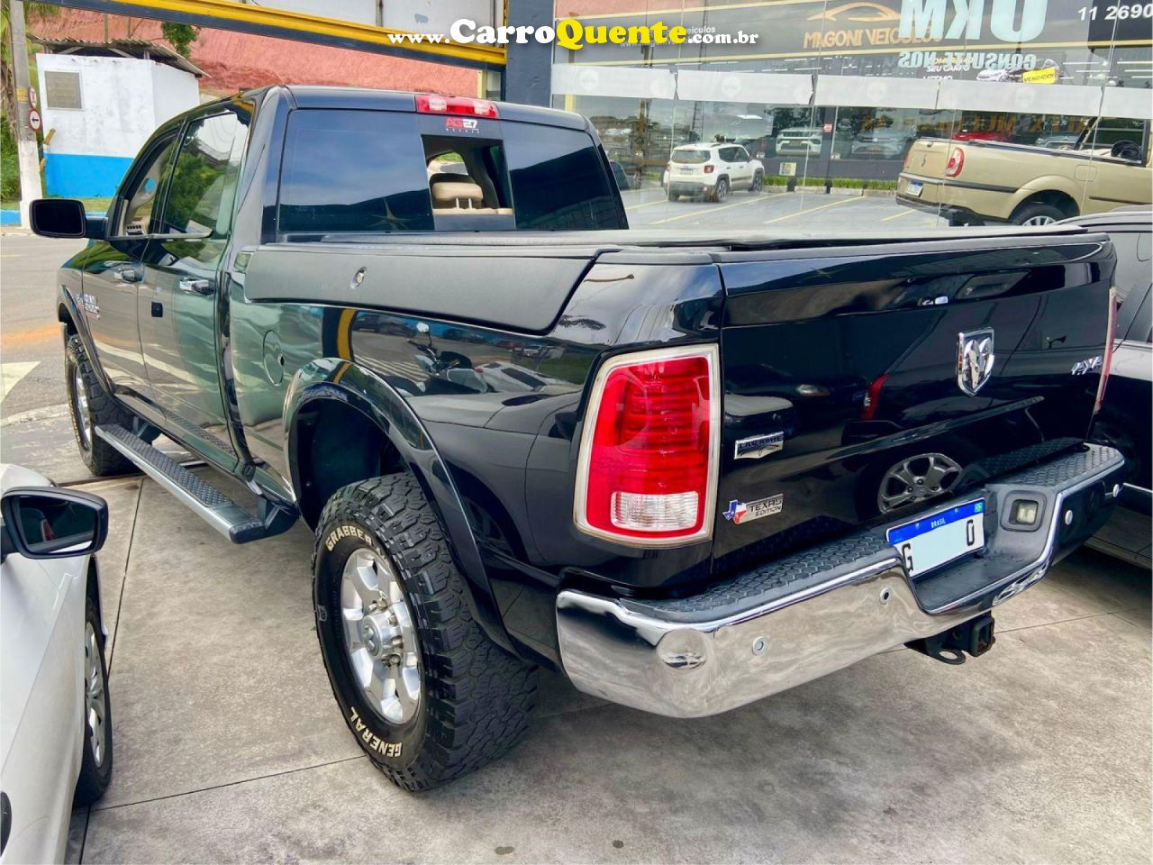RAM   2500 LARAMIE  6.7 TDI  CD 4X4 DIESEL   PRETO 2016 6.7 DIESEL - Loja
