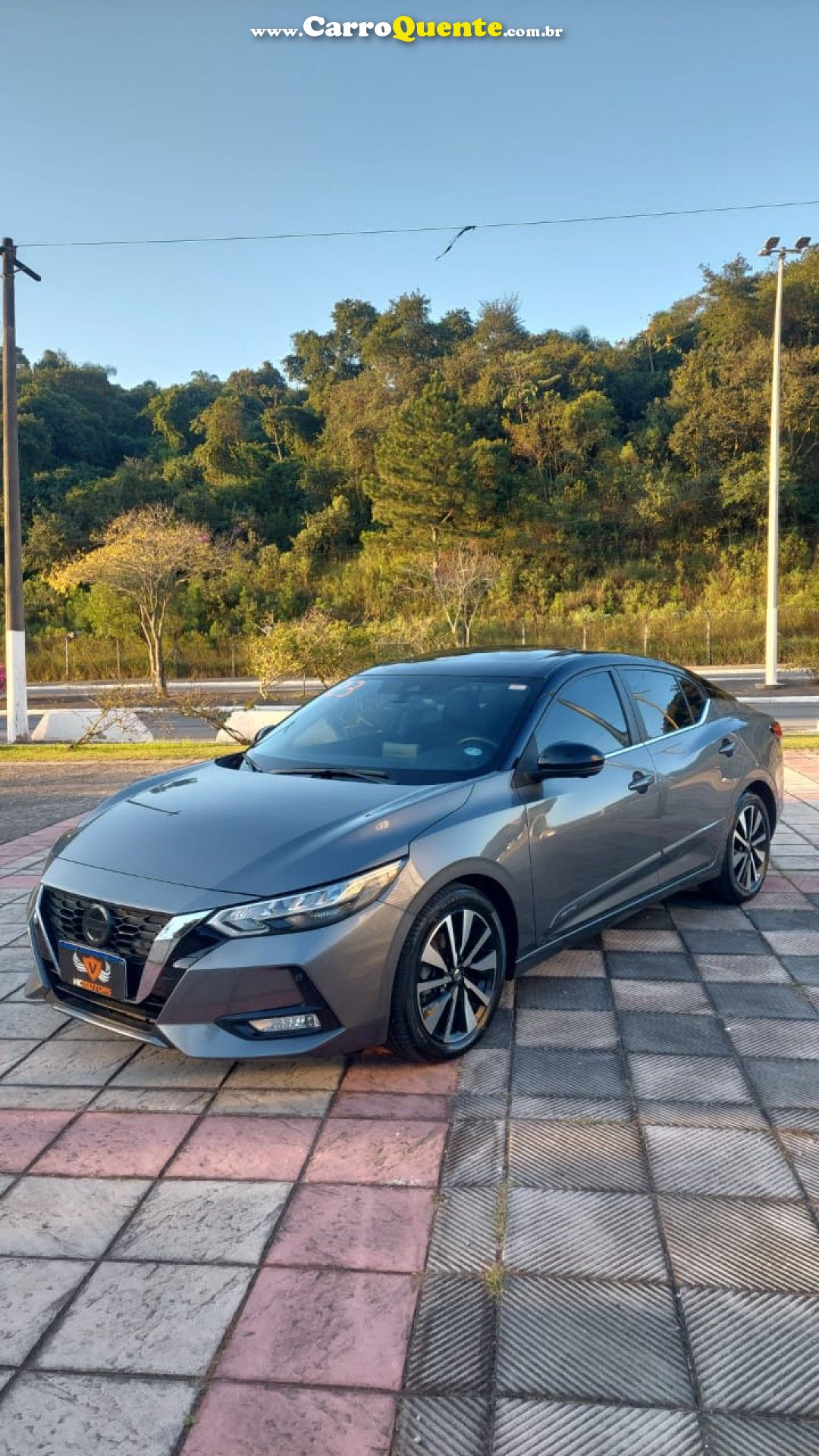 NISSAN   SENTRA EXCLUSIVE 2.0 16V AUT.   CINZA 2023 2.0 GASOLINA - Loja