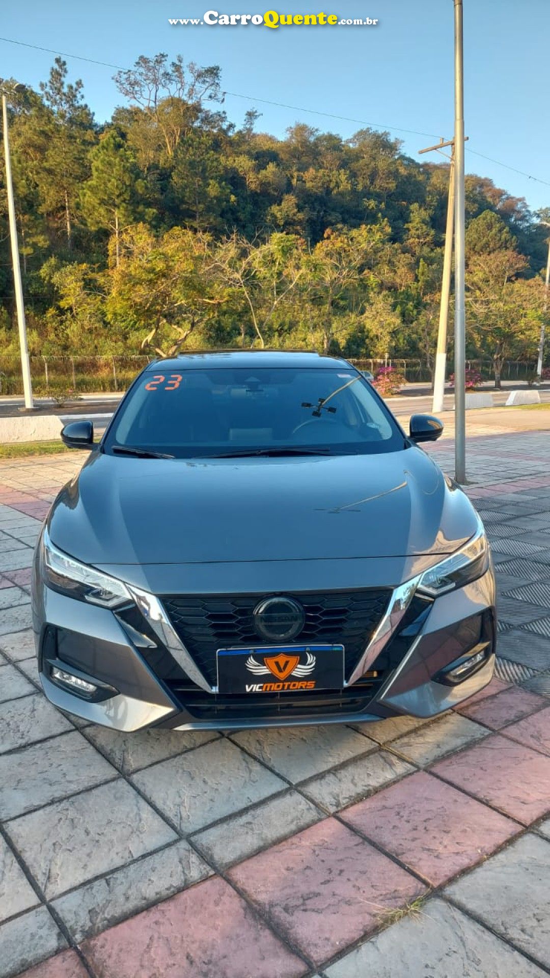 NISSAN   SENTRA EXCLUSIVE 2.0 16V AUT.   CINZA 2023 2.0 GASOLINA - Loja