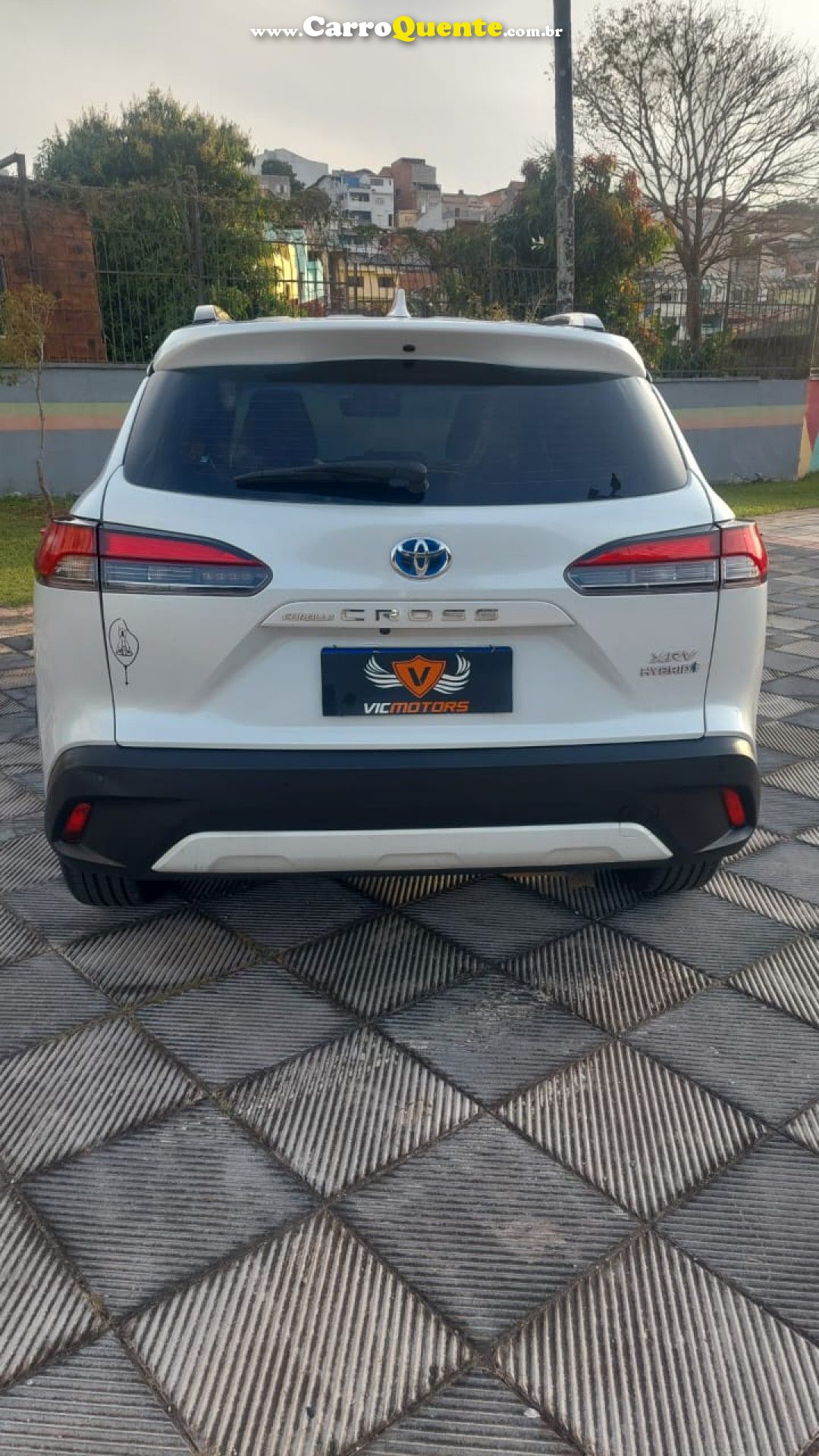 TOYOTA   COROLLA CROSS XRV 1.8 16V AUT.(HYBRID)   BRANCO 2023 1.8 FLEX E ELÉTRICO - Loja