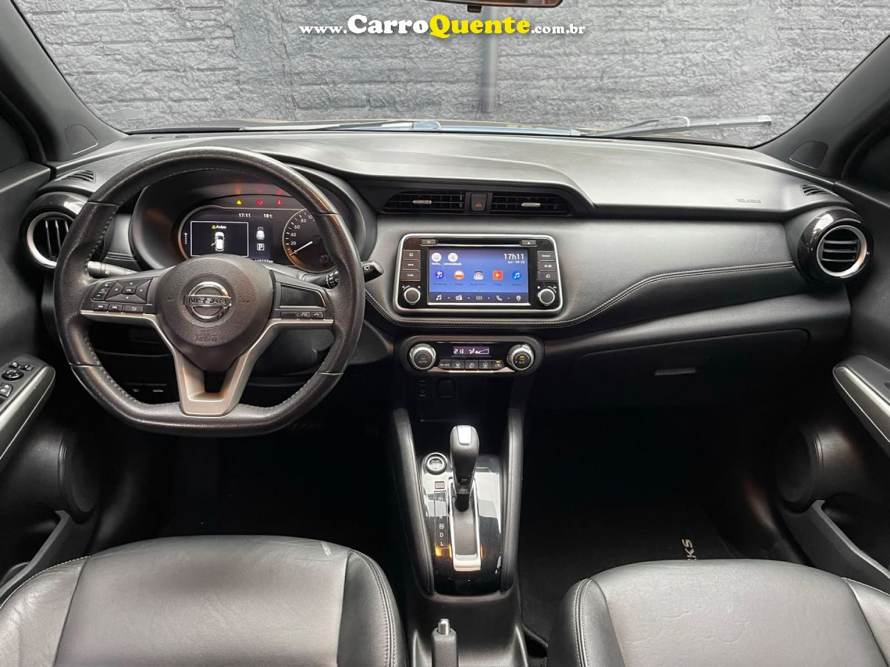 NISSAN   KICKS SL 1.6 16V FLEXSTAR 5P AUT.   PRETO 2018 1.6 FLEX - Loja