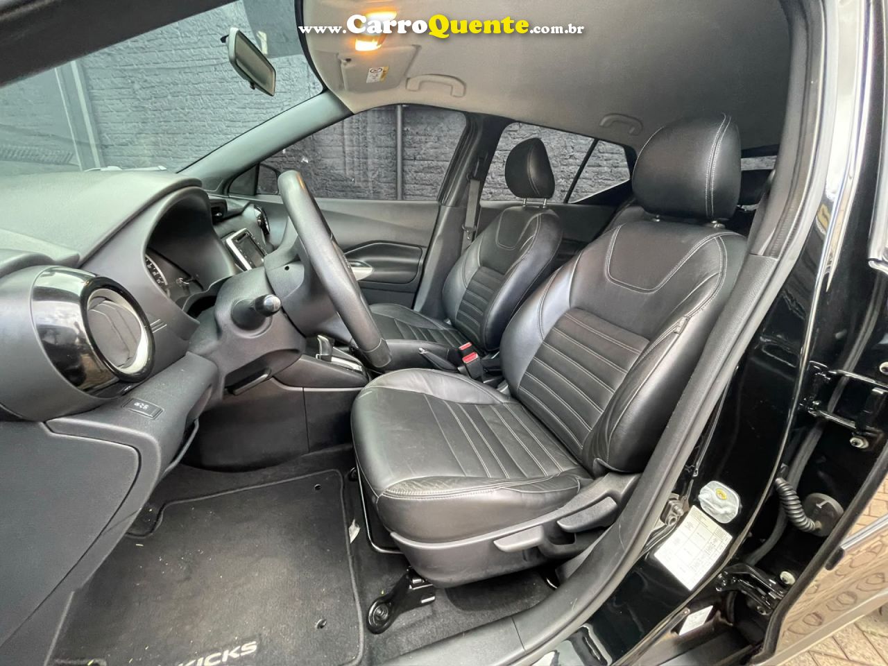 NISSAN   KICKS SL 1.6 16V FLEXSTAR 5P AUT.   PRETO 2018 1.6 FLEX - Loja