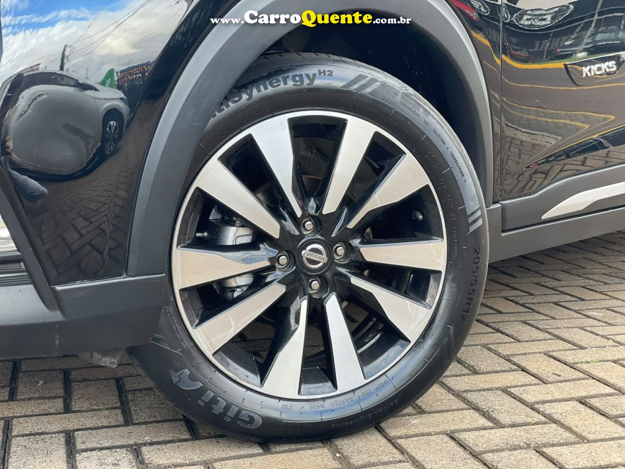 NISSAN   KICKS SL 1.6 16V FLEXSTAR 5P AUT.   PRETO 2018 1.6 FLEX - Loja