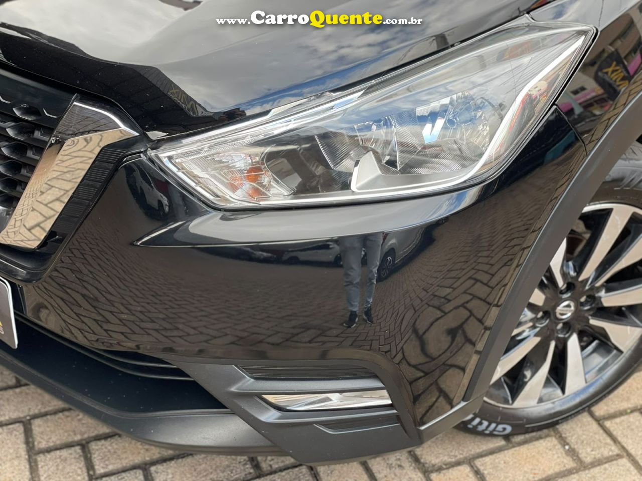 NISSAN   KICKS SL 1.6 16V FLEXSTAR 5P AUT.   PRETO 2018 1.6 FLEX - Loja