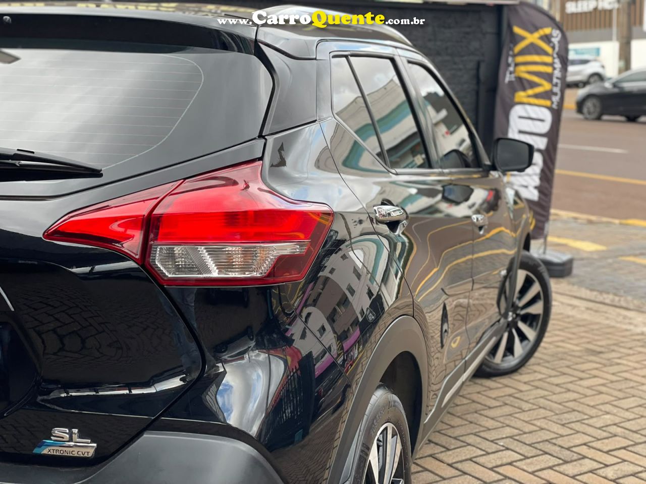 NISSAN   KICKS SL 1.6 16V FLEXSTAR 5P AUT.   PRETO 2018 1.6 FLEX - Loja