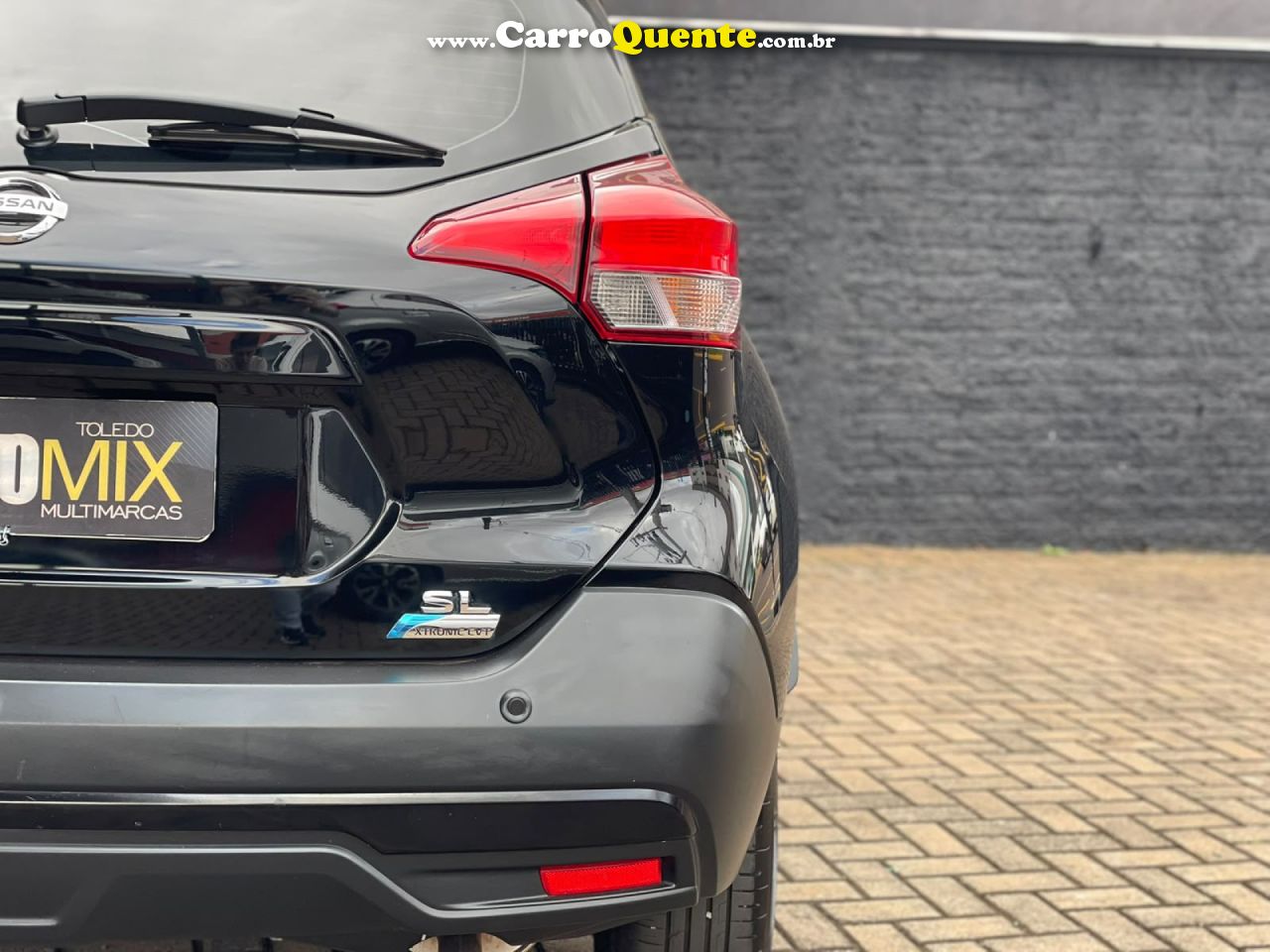 NISSAN   KICKS SL 1.6 16V FLEXSTAR 5P AUT.   PRETO 2018 1.6 FLEX - Loja