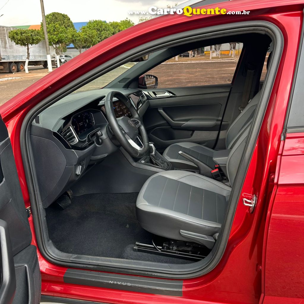 VOLKSWAGEN   NIVUS HIGHLINE 1.0 200 TSI FLEX AUT.   VERMELHO 2023 1.0 FLEX - Loja