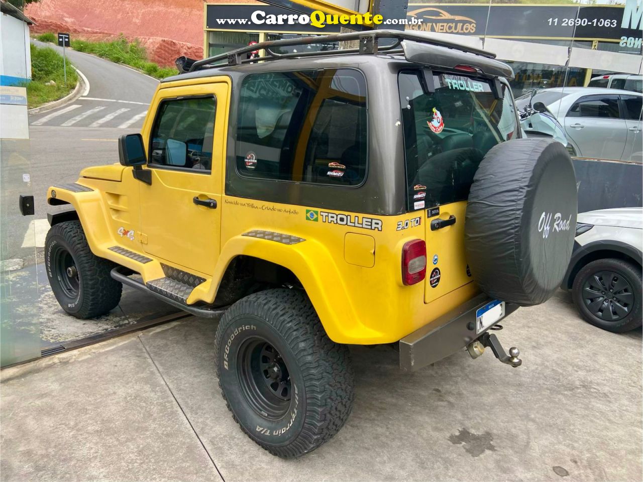 TROLLER   T-4 4X4 3.0 TB INT. CAP. RÍGIDA DIESEL   AMARELO 2009 3.0 DIESEL - Loja