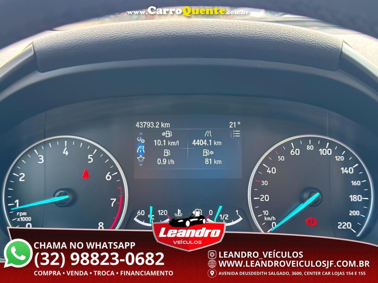 FORD   ECOSPORT TITANIUM 1.5 12V FLEX 5P AUT.   BRANCO 2020 1.5 FLEX - Loja