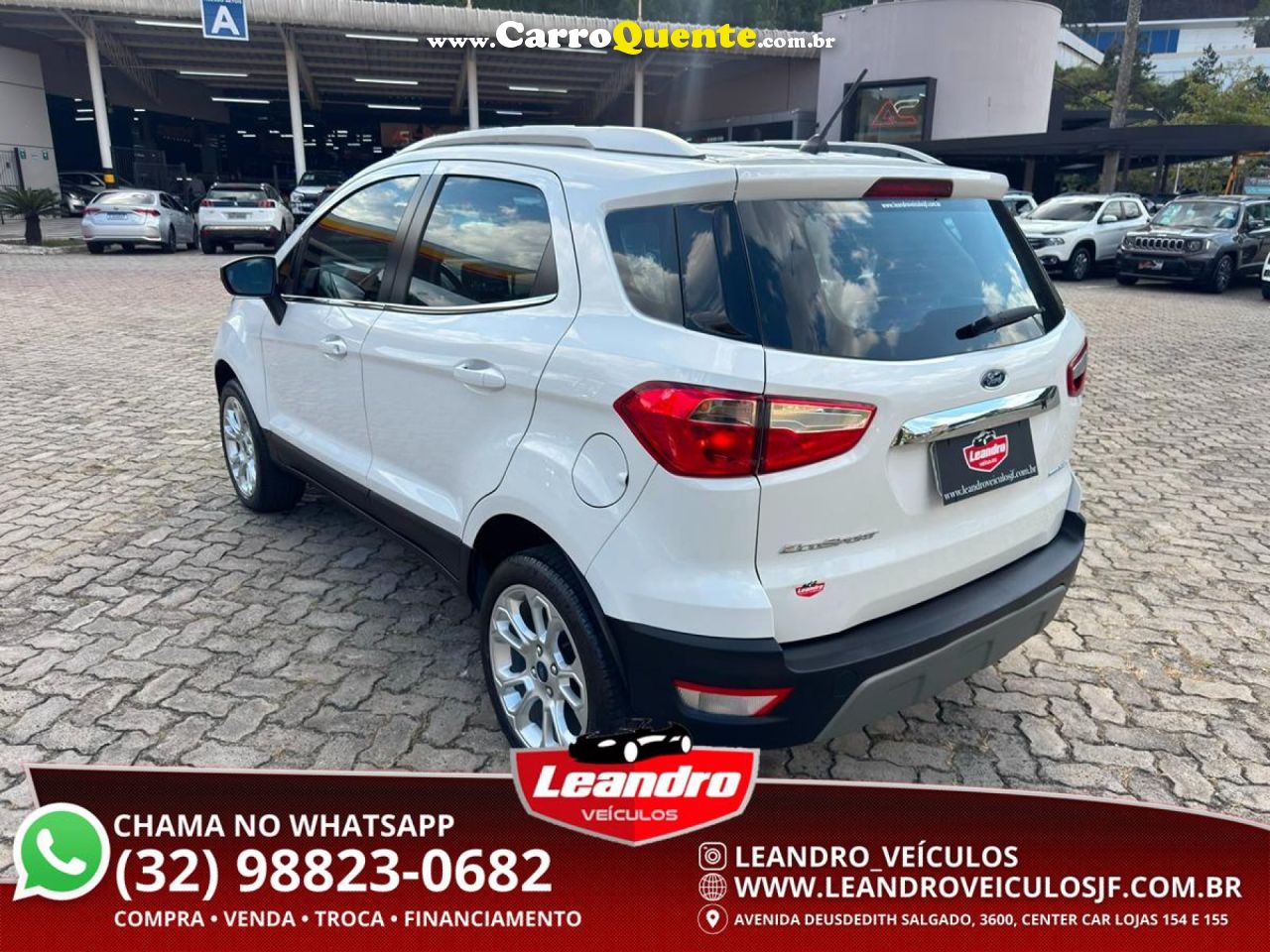 FORD   ECOSPORT TITANIUM 1.5 12V FLEX 5P AUT.   BRANCO 2020 1.5 FLEX - Loja