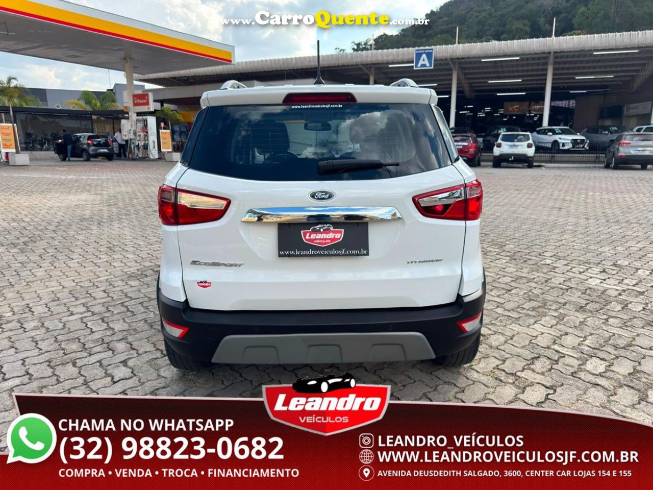 FORD   ECOSPORT TITANIUM 1.5 12V FLEX 5P AUT.   BRANCO 2020 1.5 FLEX - Loja