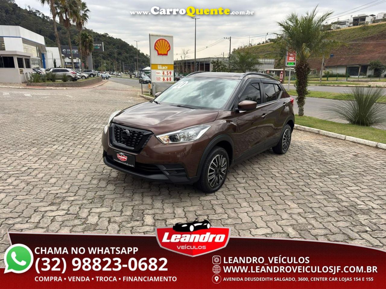 NISSAN   KICKS S DIRECT 1.6 16V FLEX 5P AUT.   MARROM 2020 1.6 FLEX - Loja
