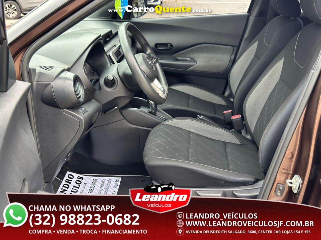 NISSAN   KICKS S DIRECT 1.6 16V FLEX 5P AUT.   MARROM 2020 1.6 FLEX - Loja