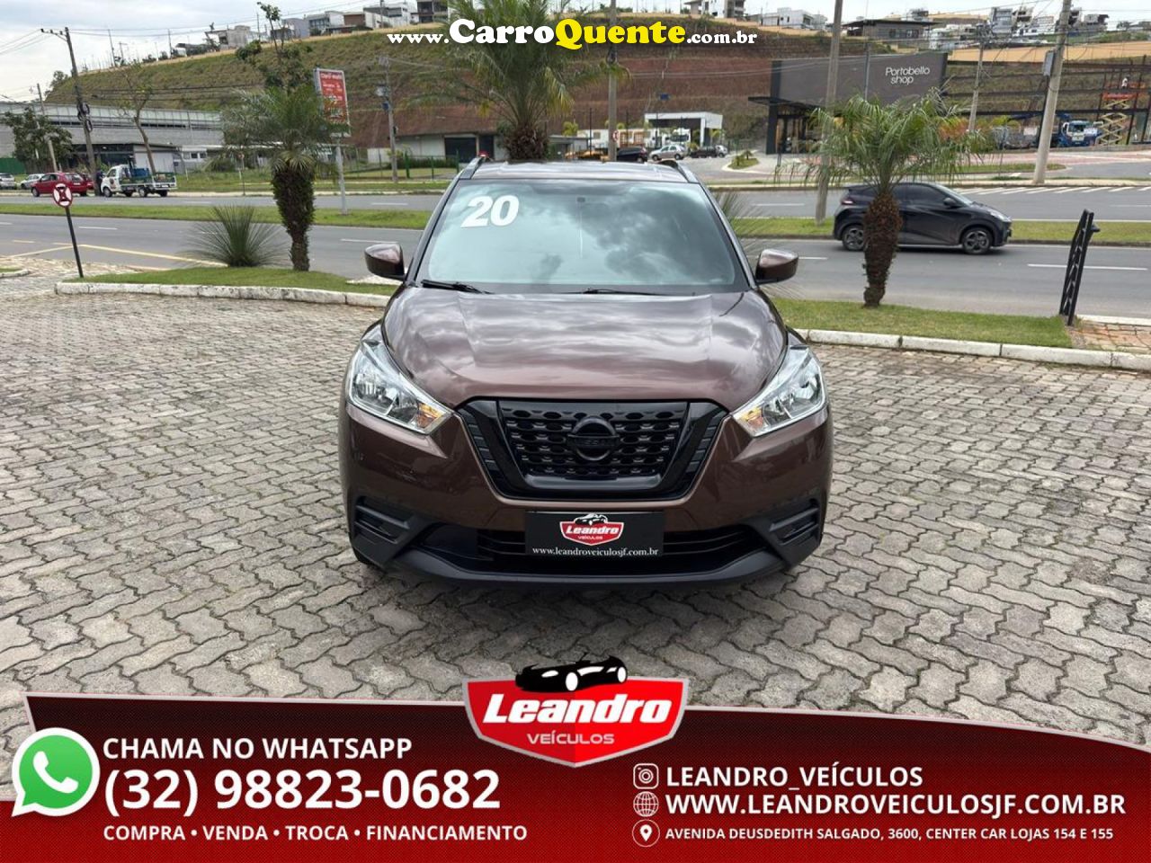 NISSAN   KICKS S DIRECT 1.6 16V FLEX 5P AUT.   MARROM 2020 1.6 FLEX - Loja