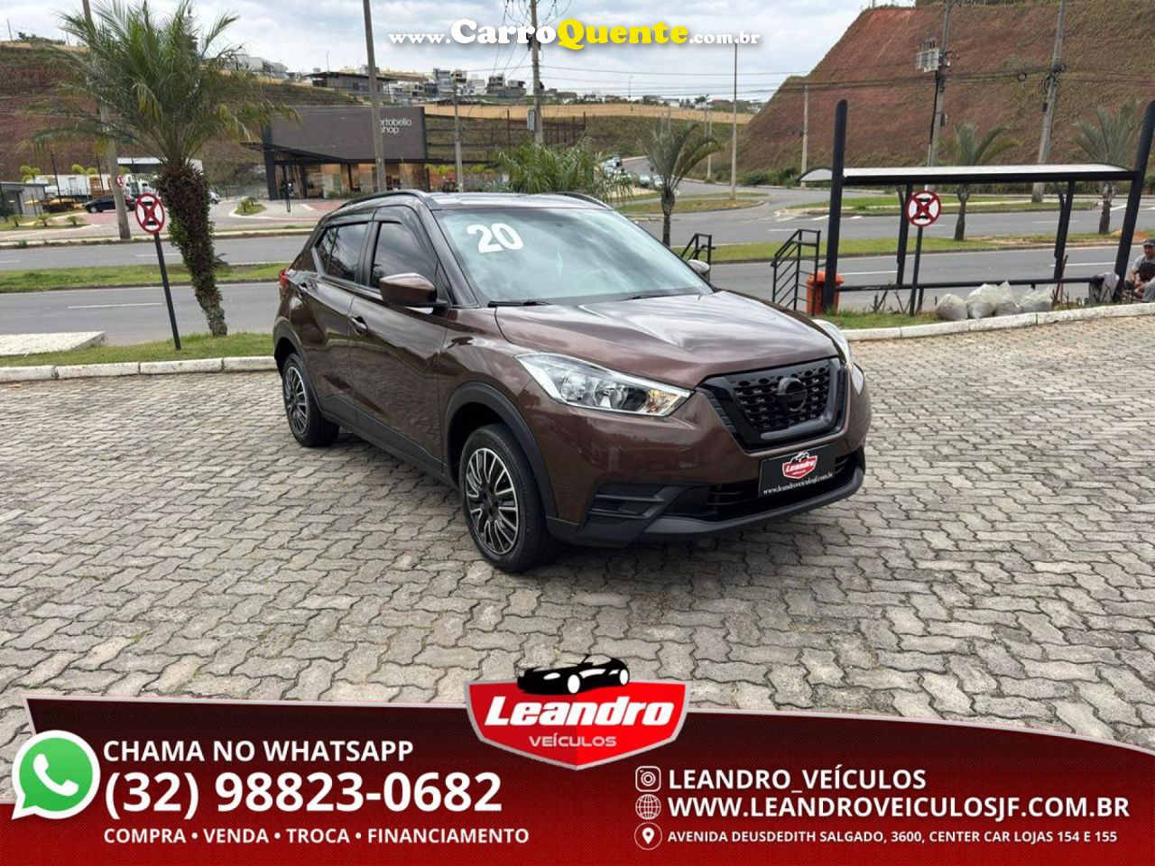 NISSAN   KICKS S DIRECT 1.6 16V FLEX 5P AUT.   MARROM 2020 1.6 FLEX - Loja