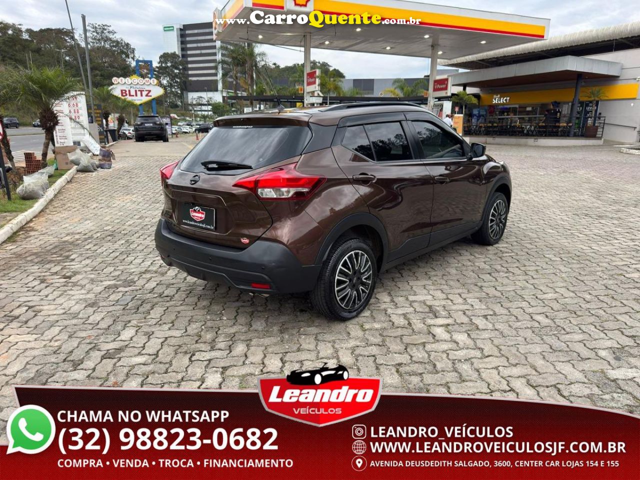 NISSAN   KICKS S DIRECT 1.6 16V FLEX 5P AUT.   MARROM 2020 1.6 FLEX - Loja