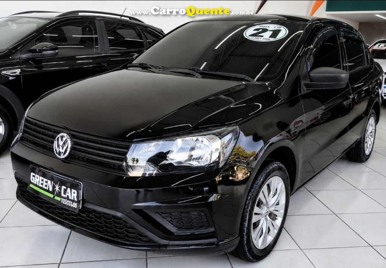 VOLKSWAGEN   VOYAGE 1.6 MSI FLEX 8V 4P   PRETO 2021 1.6 FLEX - Loja