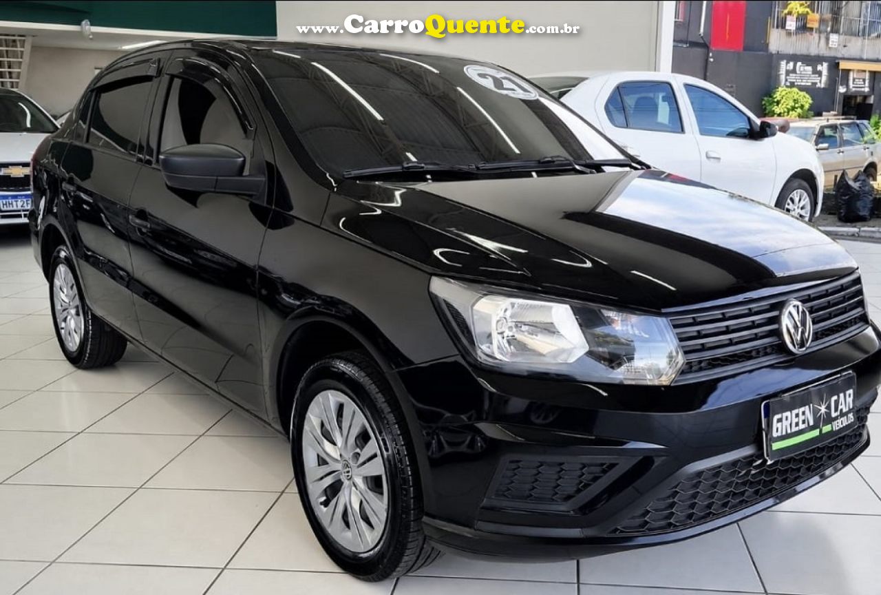 VOLKSWAGEN   VOYAGE 1.6 MSI FLEX 8V 4P   PRETO 2021 1.6 FLEX - Loja