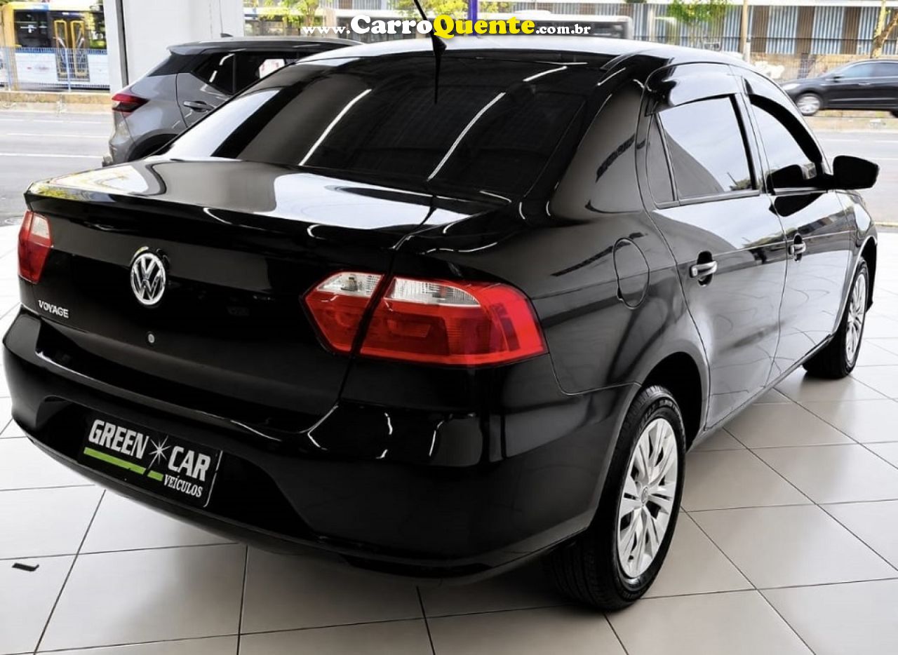 VOLKSWAGEN   VOYAGE 1.6 MSI FLEX 8V 4P   PRETO 2021 1.6 FLEX - Loja
