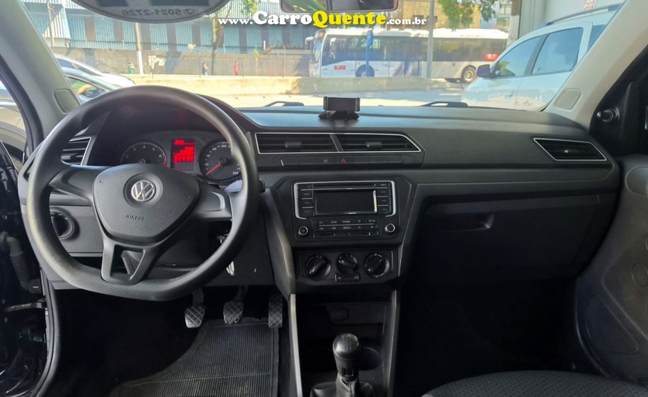 VOLKSWAGEN   VOYAGE 1.6 MSI FLEX 8V 4P   PRETO 2021 1.6 FLEX - Loja