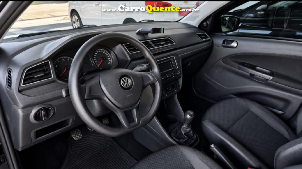 VOLKSWAGEN   VOYAGE 1.6 MSI FLEX 8V 4P   PRETO 2021 1.6 FLEX - Loja
