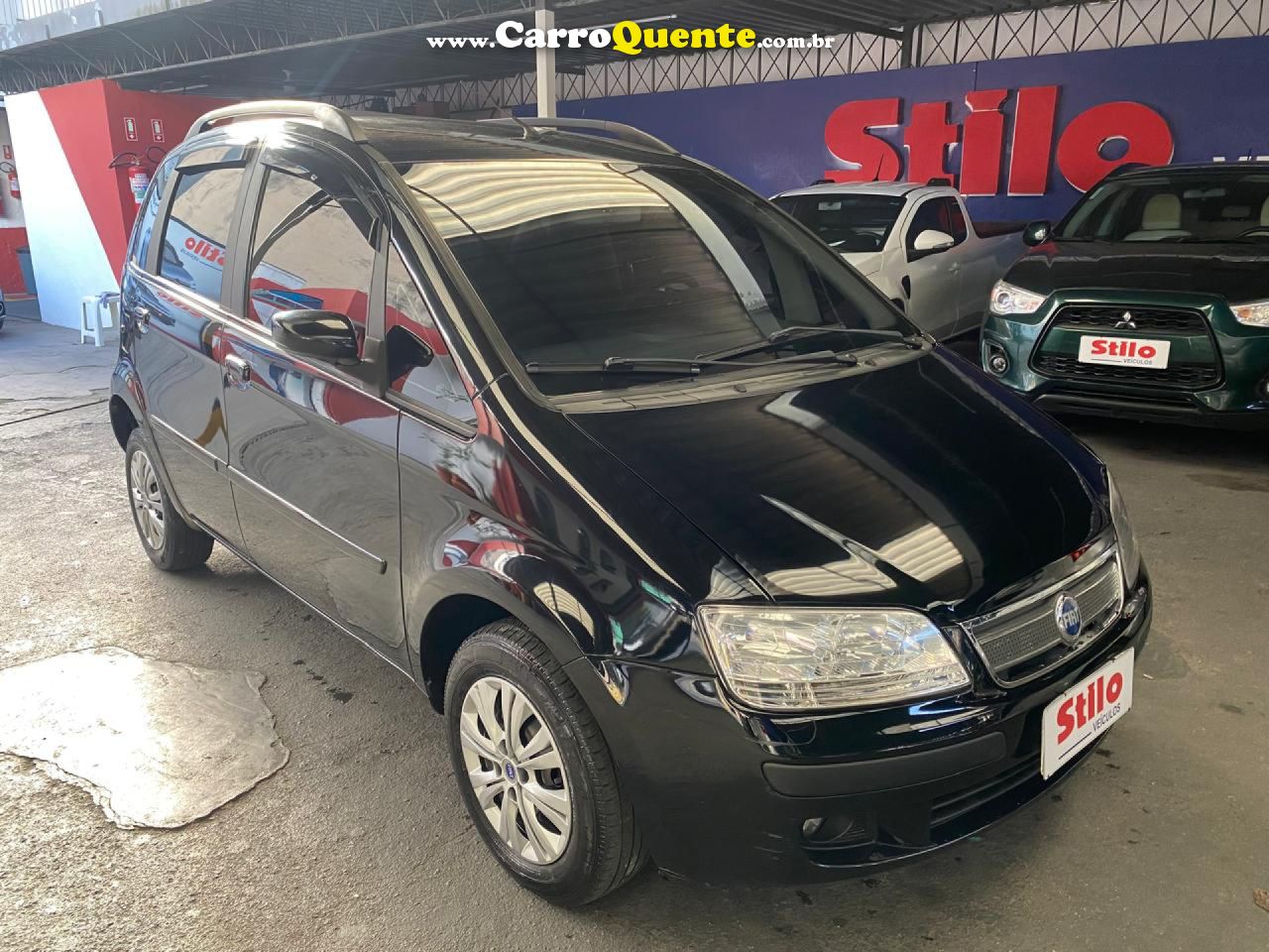 FIAT   IDEA ELX 1.4 MPI FIRE FLEX 8V 5P   PRETO 2007 1.4 FLEX - Loja