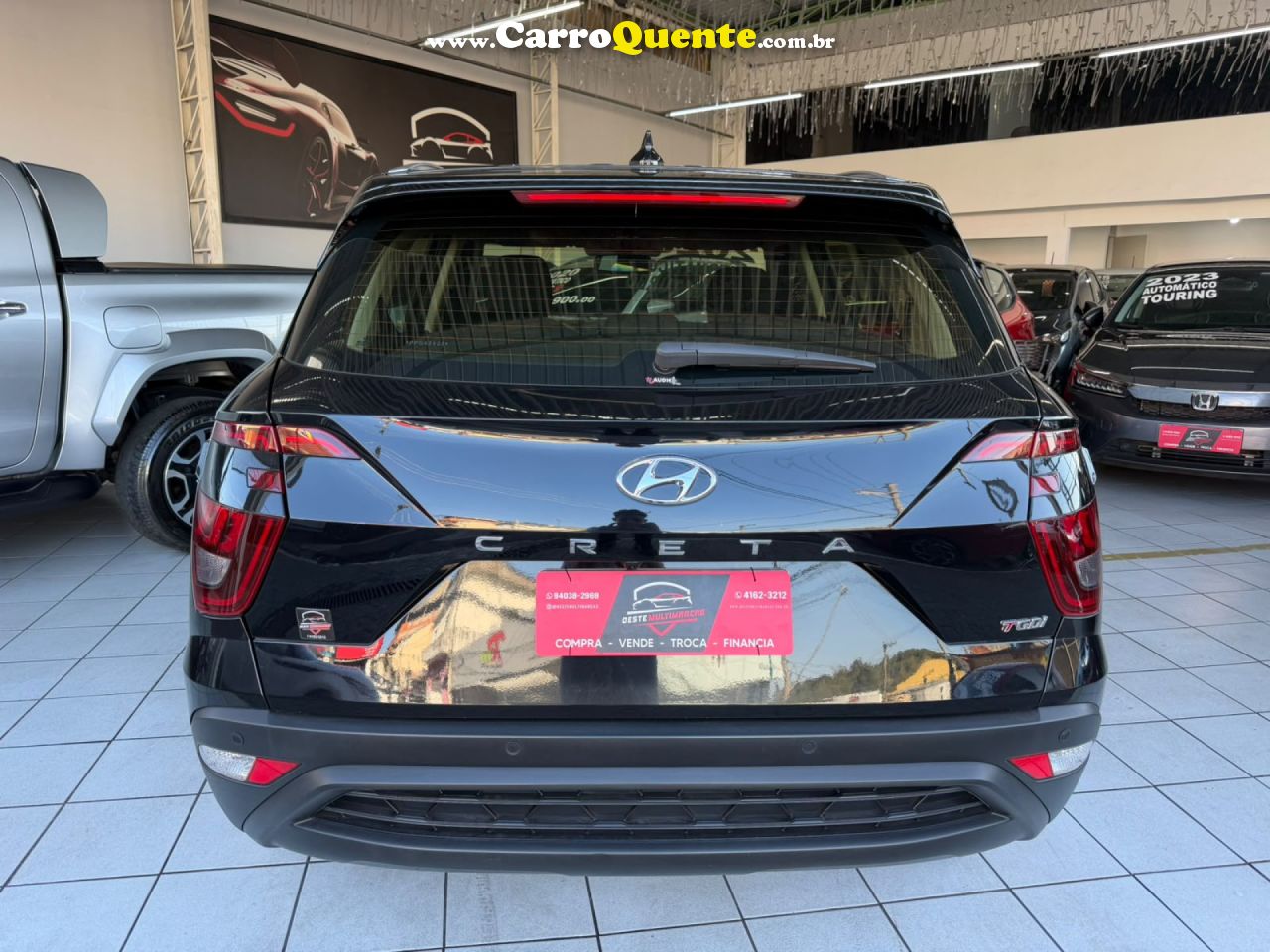 HYUNDAI   CRETA COMFORT 1.0 TB 12V FLEX AUT.   PRETO 2023 1.0 FLEX - Loja