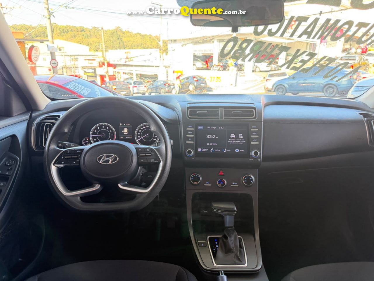 HYUNDAI   CRETA COMFORT 1.0 TB 12V FLEX AUT.   PRETO 2023 1.0 FLEX - Loja