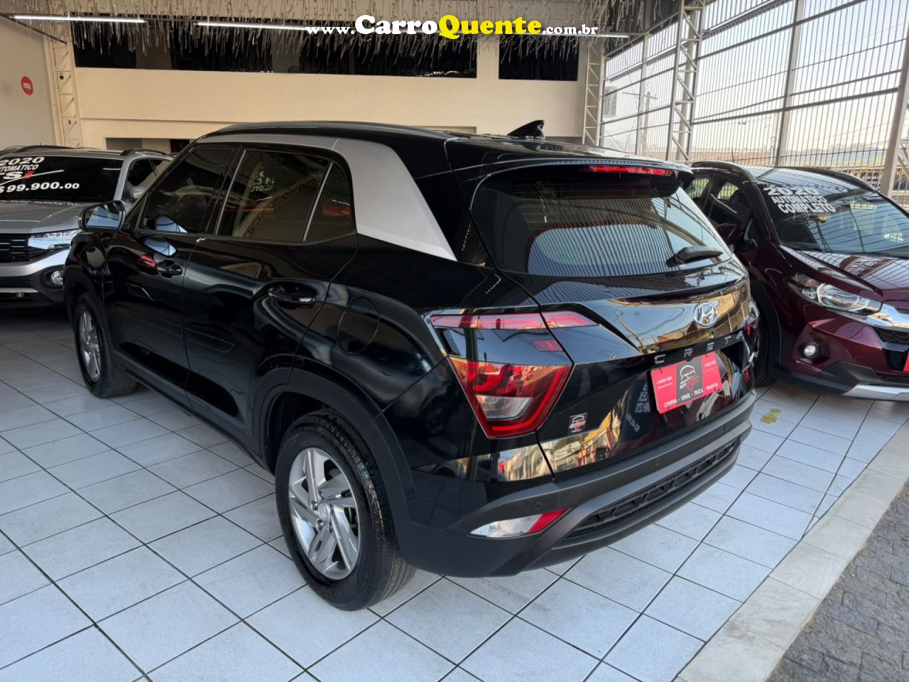 HYUNDAI   CRETA COMFORT 1.0 TB 12V FLEX AUT.   PRETO 2023 1.0 FLEX - Loja