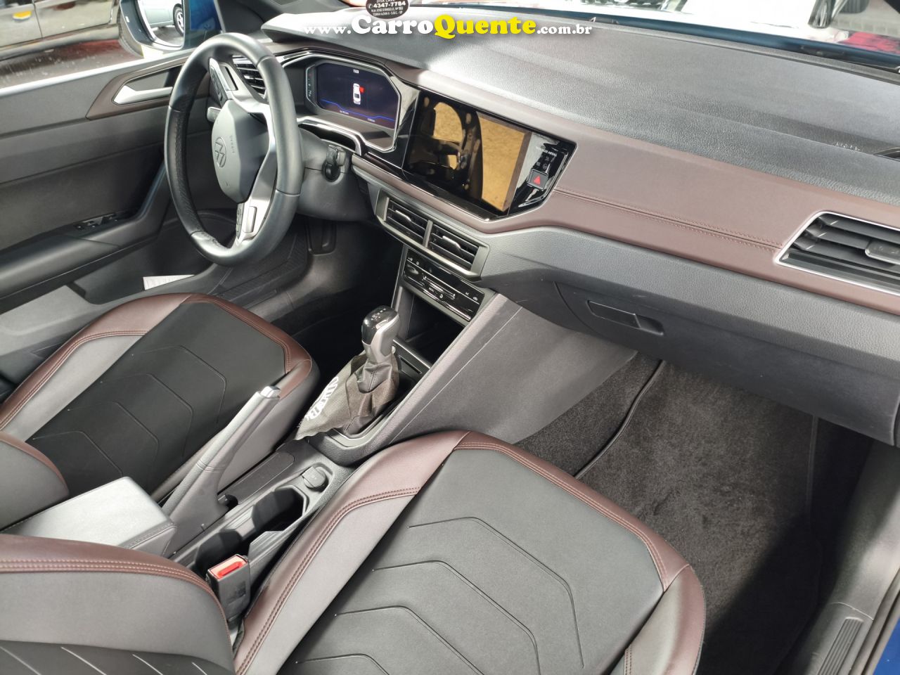 VOLKSWAGEN   VIRTUS HIGHLINE 200 TSI 1.0 FLEX 12V AUT   AZUL 2025 1.0 FLEX - Loja