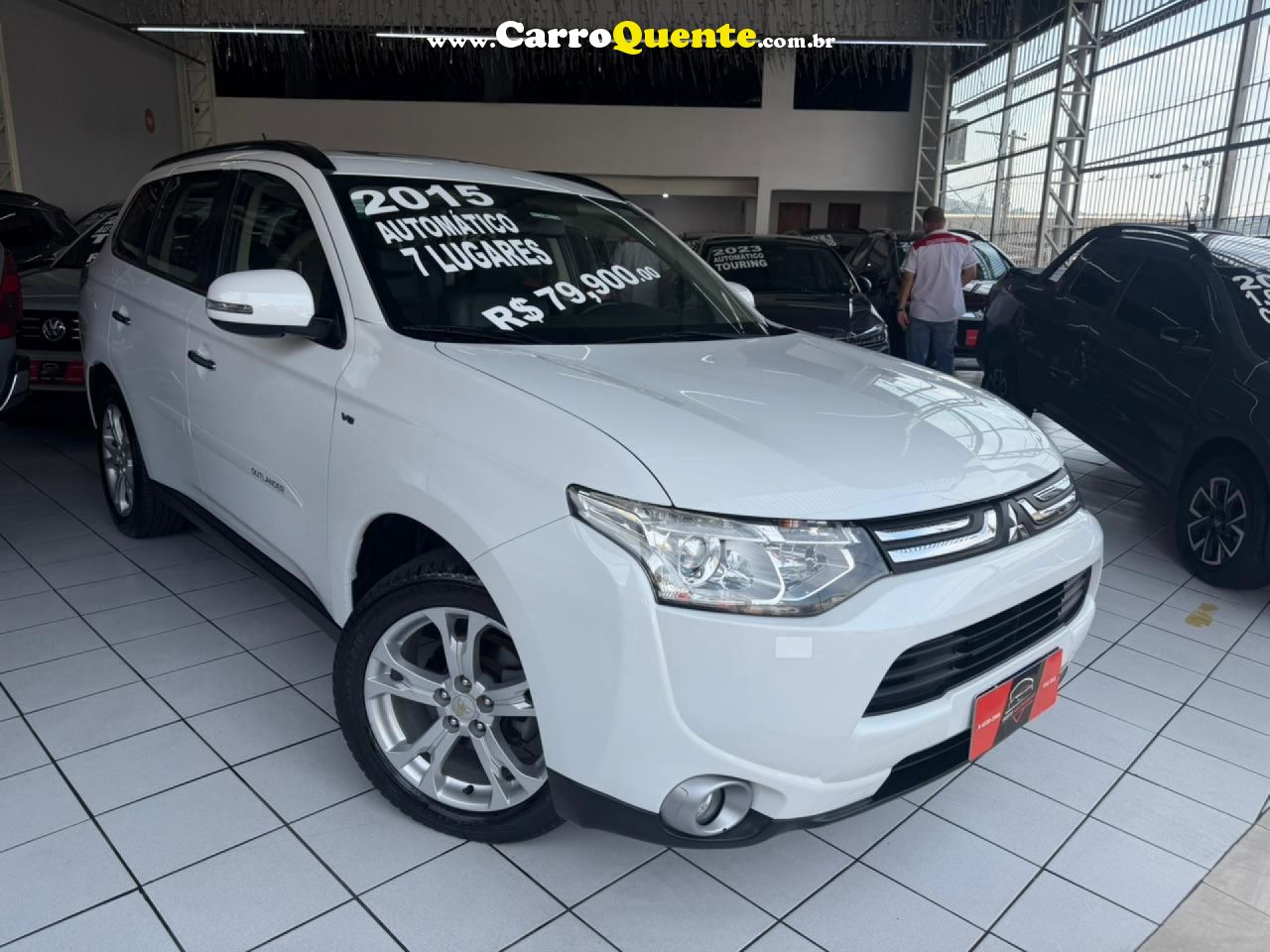 MITSUBISHI   OUTLANDER 3.0 GT 3.0 V6 AUT.   BRANCO 2015 3.0 GASOLINA - Loja