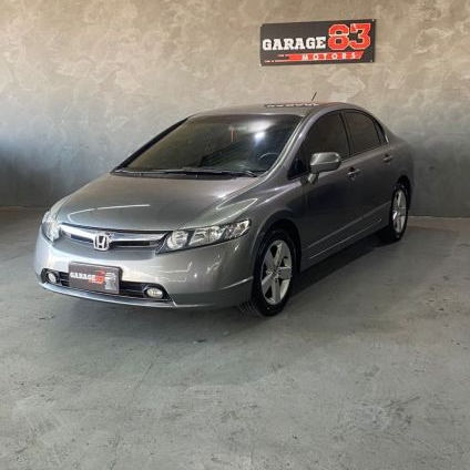 HONDA   CIVIC SEDAN LXS 1.81.8 FLEX 16V AUT. 4P   CINZA 2007 1.8 FLEX