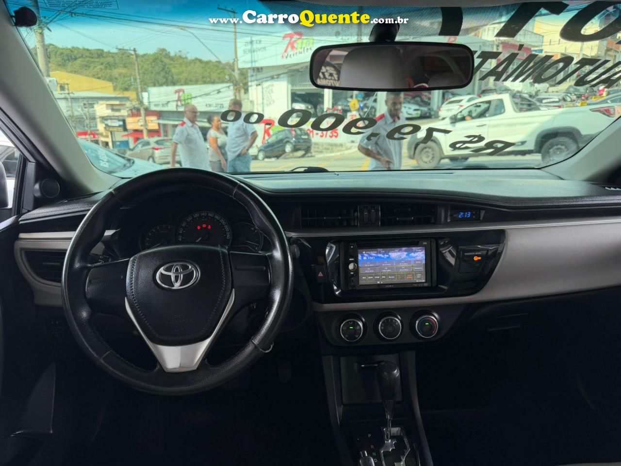 TOYOTA   COROLLA GLI 1.8 FLEX 16V  AUT.   PRATA 2017 1.8 FLEX - Loja
