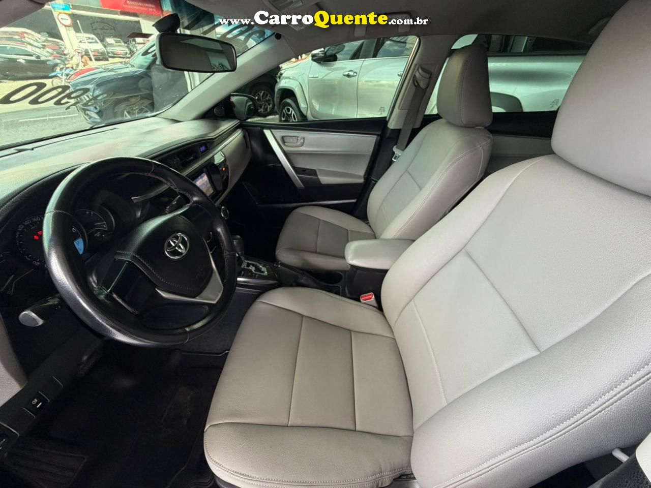 TOYOTA   COROLLA GLI 1.8 FLEX 16V  AUT.   PRATA 2017 1.8 FLEX - Loja