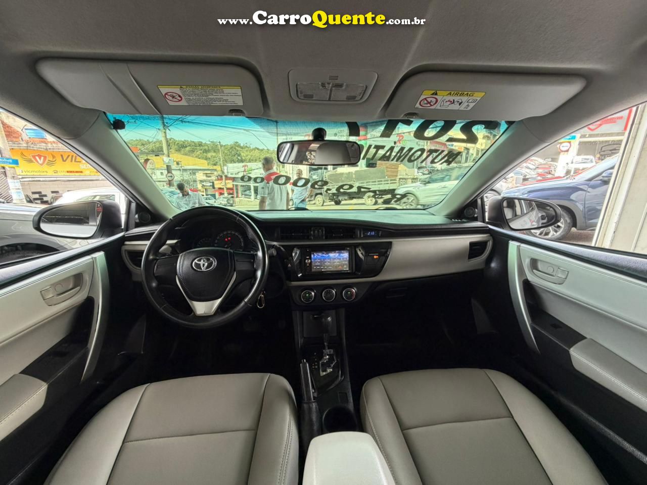 TOYOTA   COROLLA GLI 1.8 FLEX 16V  AUT.   PRATA 2017 1.8 FLEX - Loja