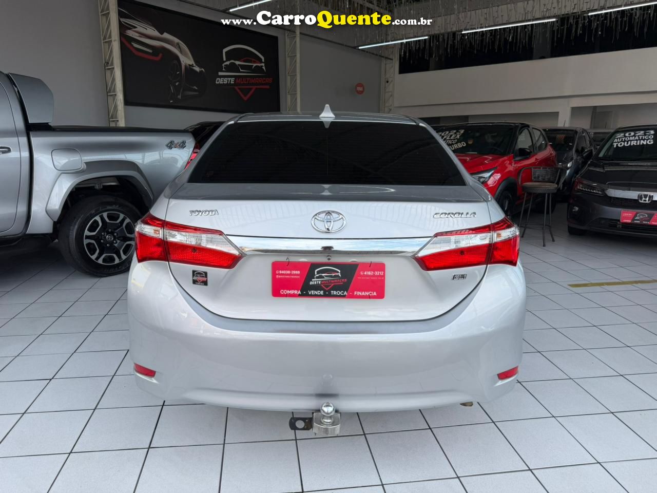 TOYOTA   COROLLA GLI 1.8 FLEX 16V  AUT.   PRATA 2017 1.8 FLEX - Loja