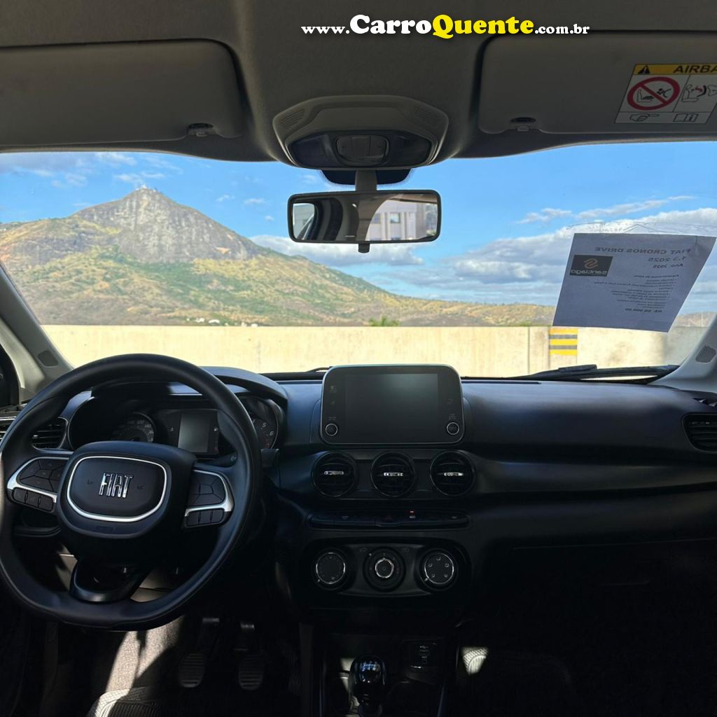 FIAT   CRONOS DRIVE 1.3   BRANCO 2025 1.3 FLEX - Loja