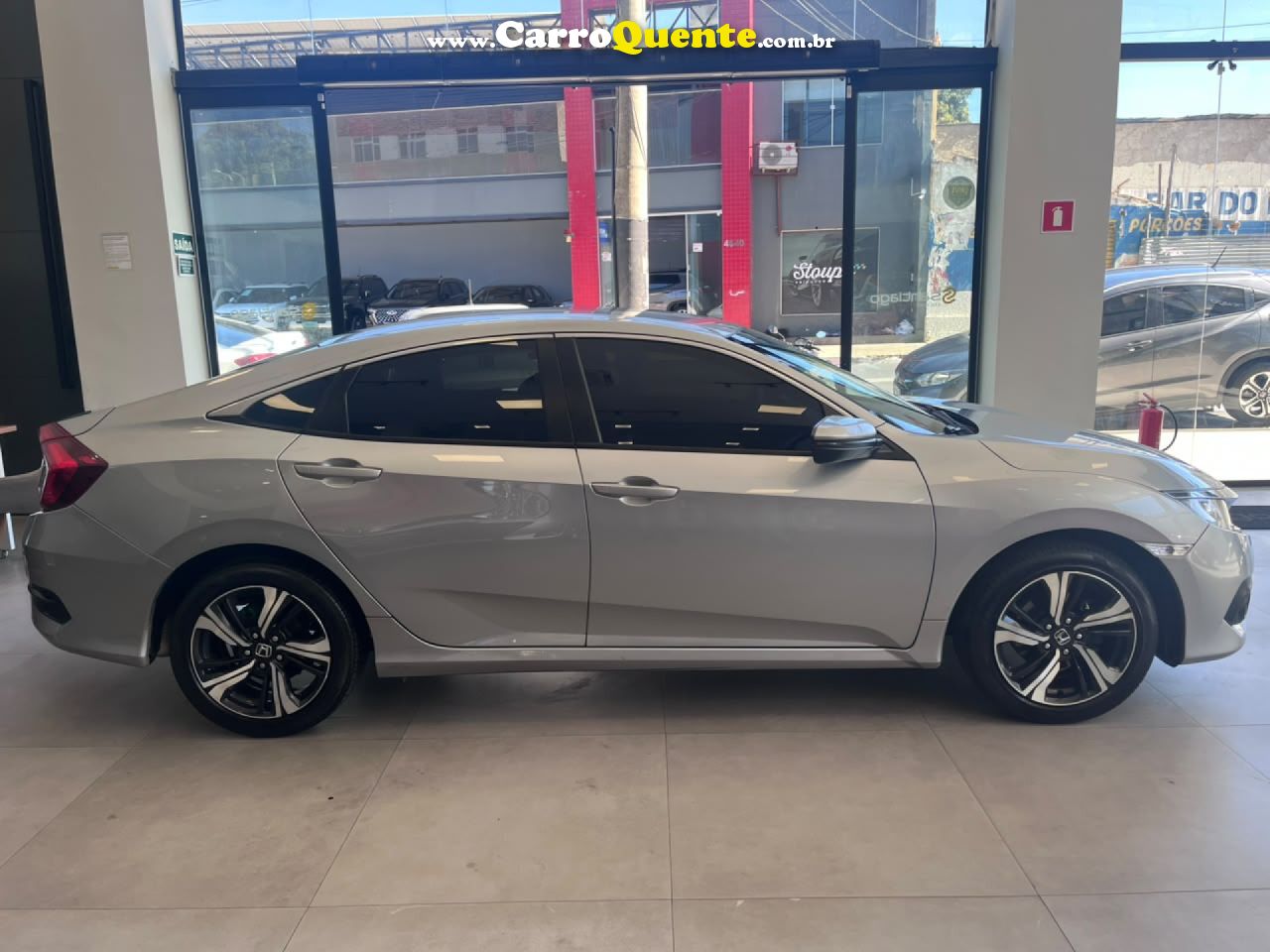HONDA   CIVIC SEDAN EXL 2.0 FLEX 16V AUT.4P   PRATA 2017 2.0 FLEX - Loja