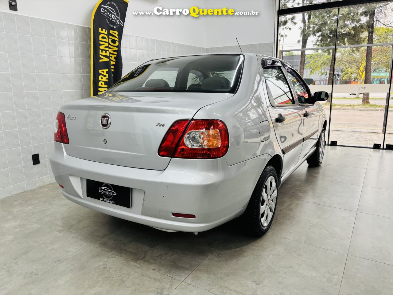 FIAT   SIENA 1.0 EX 1.0 MPI FIRE FIRE FLEX 8V   PRATA 2010 1.0 FLEX - Loja