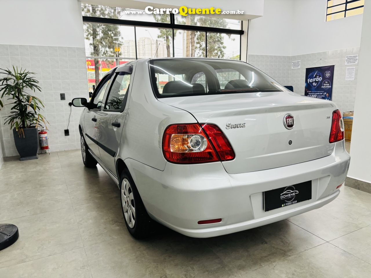 FIAT   SIENA 1.0 EX 1.0 MPI FIRE FIRE FLEX 8V   PRATA 2010 1.0 FLEX - Loja